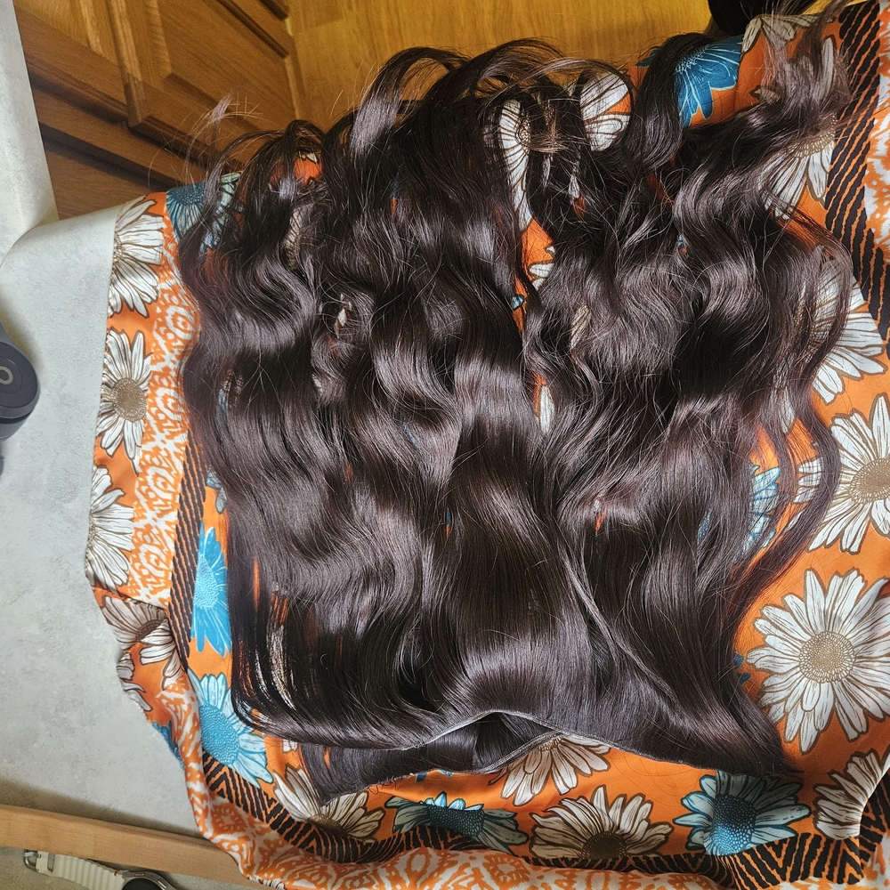Luxurious Dark Brown Hair Extensions